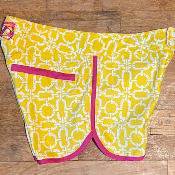JETPILOT Boardshorts sz 5 bright yellow EUC - Picture 4 of 11